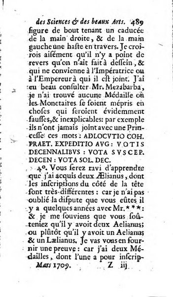 Mémoires pour l'histoire des sciences & des beaux-arts recüeillies par l'ordre de Son Altesse Serenissime Monseigneur Prince souverain de Dombes