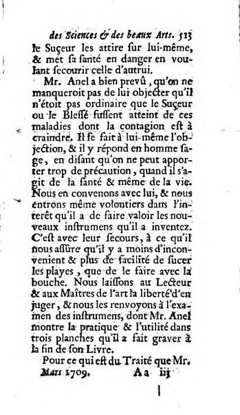 Mémoires pour l'histoire des sciences & des beaux-arts recüeillies par l'ordre de Son Altesse Serenissime Monseigneur Prince souverain de Dombes