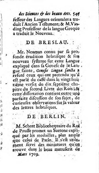 Mémoires pour l'histoire des sciences & des beaux-arts recüeillies par l'ordre de Son Altesse Serenissime Monseigneur Prince souverain de Dombes