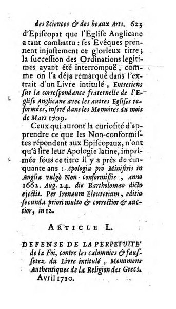 Mémoires pour l'histoire des sciences & des beaux-arts recüeillies par l'ordre de Son Altesse Serenissime Monseigneur Prince souverain de Dombes