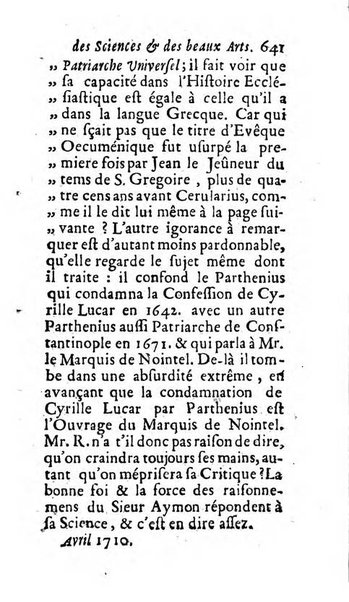 Mémoires pour l'histoire des sciences & des beaux-arts recüeillies par l'ordre de Son Altesse Serenissime Monseigneur Prince souverain de Dombes