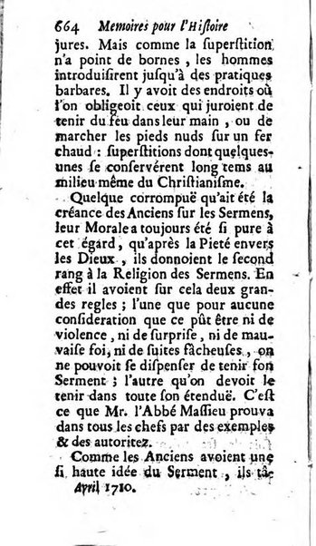 Mémoires pour l'histoire des sciences & des beaux-arts recüeillies par l'ordre de Son Altesse Serenissime Monseigneur Prince souverain de Dombes