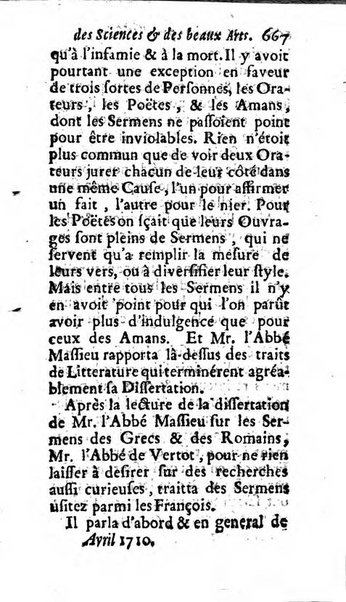 Mémoires pour l'histoire des sciences & des beaux-arts recüeillies par l'ordre de Son Altesse Serenissime Monseigneur Prince souverain de Dombes