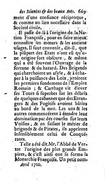 Mémoires pour l'histoire des sciences & des beaux-arts recüeillies par l'ordre de Son Altesse Serenissime Monseigneur Prince souverain de Dombes