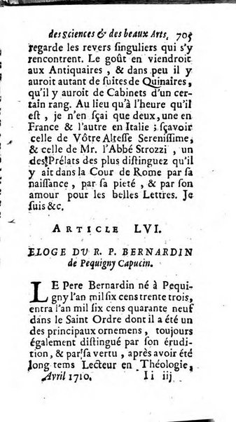 Mémoires pour l'histoire des sciences & des beaux-arts recüeillies par l'ordre de Son Altesse Serenissime Monseigneur Prince souverain de Dombes