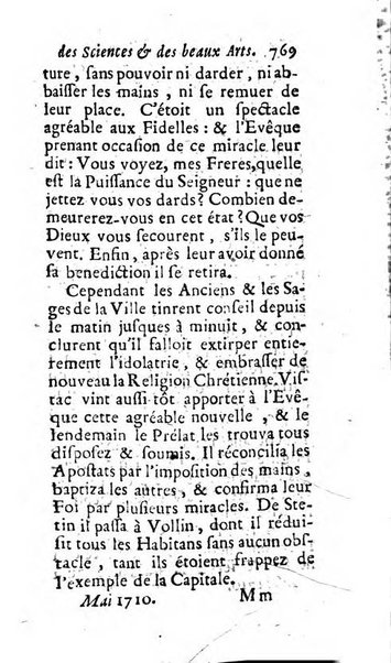 Mémoires pour l'histoire des sciences & des beaux-arts recüeillies par l'ordre de Son Altesse Serenissime Monseigneur Prince souverain de Dombes