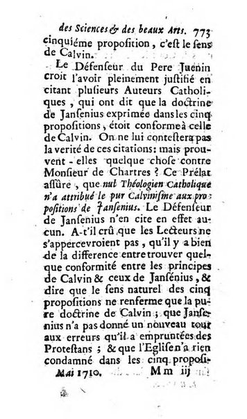 Mémoires pour l'histoire des sciences & des beaux-arts recüeillies par l'ordre de Son Altesse Serenissime Monseigneur Prince souverain de Dombes