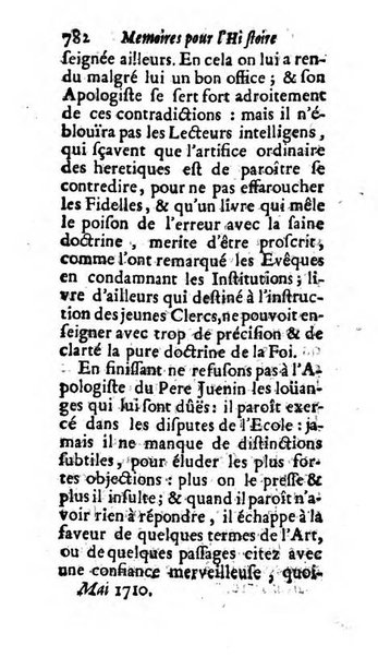 Mémoires pour l'histoire des sciences & des beaux-arts recüeillies par l'ordre de Son Altesse Serenissime Monseigneur Prince souverain de Dombes