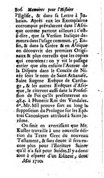 Mémoires pour l'histoire des sciences & des beaux-arts recüeillies par l'ordre de Son Altesse Serenissime Monseigneur Prince souverain de Dombes