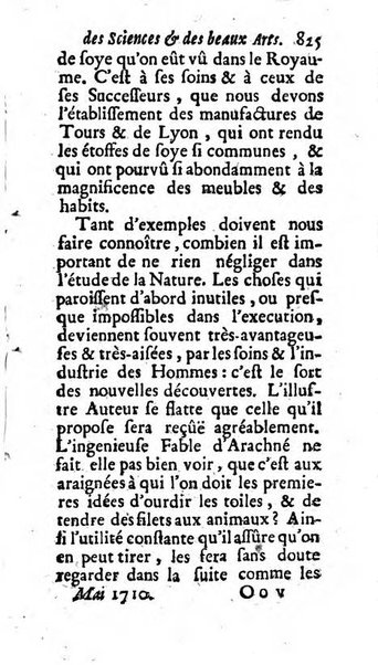 Mémoires pour l'histoire des sciences & des beaux-arts recüeillies par l'ordre de Son Altesse Serenissime Monseigneur Prince souverain de Dombes