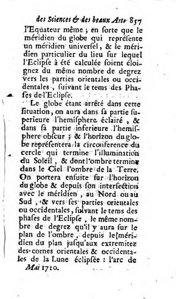 Mémoires pour l'histoire des sciences & des beaux-arts recüeillies par l'ordre de Son Altesse Serenissime Monseigneur Prince souverain de Dombes