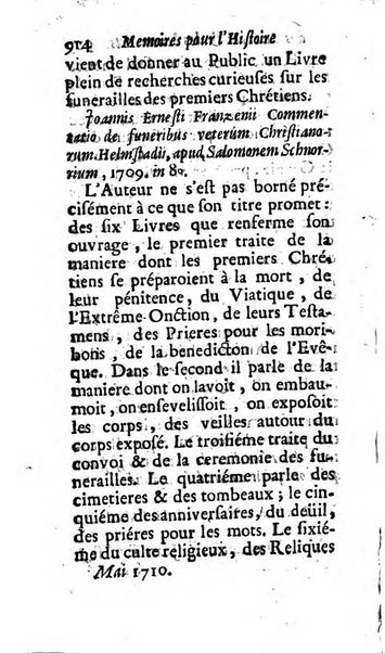 Mémoires pour l'histoire des sciences & des beaux-arts recüeillies par l'ordre de Son Altesse Serenissime Monseigneur Prince souverain de Dombes