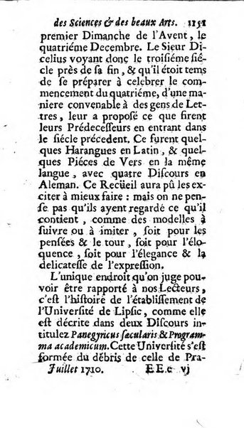 Mémoires pour l'histoire des sciences & des beaux-arts recüeillies par l'ordre de Son Altesse Serenissime Monseigneur Prince souverain de Dombes