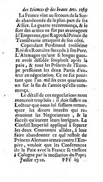 Mémoires pour l'histoire des sciences & des beaux-arts recüeillies par l'ordre de Son Altesse Serenissime Monseigneur Prince souverain de Dombes