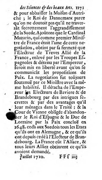 Mémoires pour l'histoire des sciences & des beaux-arts recüeillies par l'ordre de Son Altesse Serenissime Monseigneur Prince souverain de Dombes