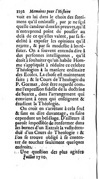 Mémoires pour l'histoire des sciences & des beaux-arts recüeillies par l'ordre de Son Altesse Serenissime Monseigneur Prince souverain de Dombes