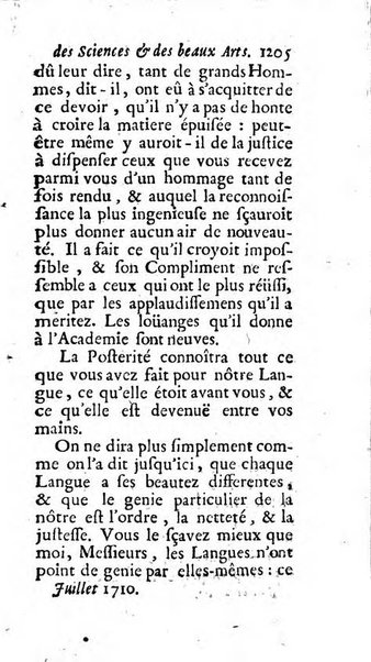 Mémoires pour l'histoire des sciences & des beaux-arts recüeillies par l'ordre de Son Altesse Serenissime Monseigneur Prince souverain de Dombes
