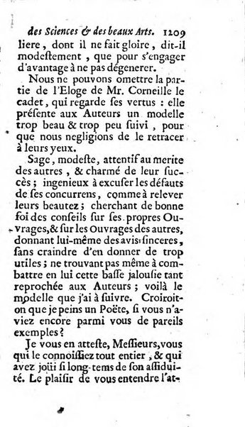 Mémoires pour l'histoire des sciences & des beaux-arts recüeillies par l'ordre de Son Altesse Serenissime Monseigneur Prince souverain de Dombes