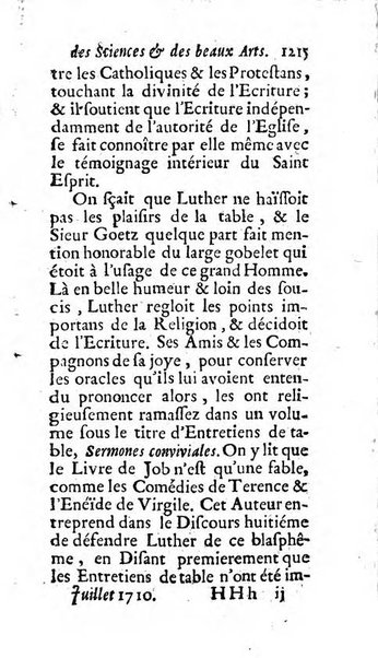 Mémoires pour l'histoire des sciences & des beaux-arts recüeillies par l'ordre de Son Altesse Serenissime Monseigneur Prince souverain de Dombes