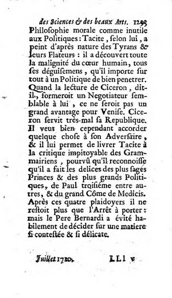 Mémoires pour l'histoire des sciences & des beaux-arts recüeillies par l'ordre de Son Altesse Serenissime Monseigneur Prince souverain de Dombes