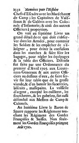 Mémoires pour l'histoire des sciences & des beaux-arts recüeillies par l'ordre de Son Altesse Serenissime Monseigneur Prince souverain de Dombes