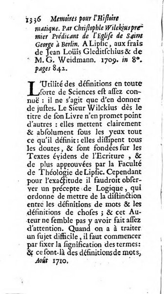 Mémoires pour l'histoire des sciences & des beaux-arts recüeillies par l'ordre de Son Altesse Serenissime Monseigneur Prince souverain de Dombes