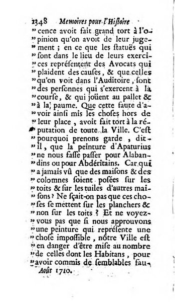 Mémoires pour l'histoire des sciences & des beaux-arts recüeillies par l'ordre de Son Altesse Serenissime Monseigneur Prince souverain de Dombes