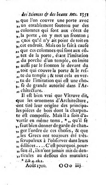 Mémoires pour l'histoire des sciences & des beaux-arts recüeillies par l'ordre de Son Altesse Serenissime Monseigneur Prince souverain de Dombes