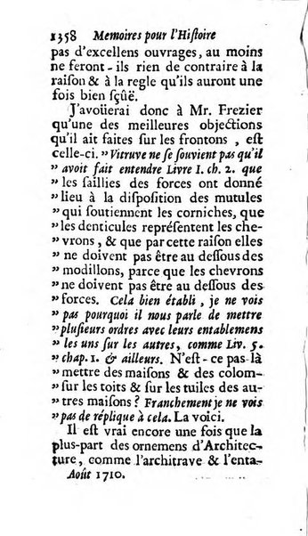 Mémoires pour l'histoire des sciences & des beaux-arts recüeillies par l'ordre de Son Altesse Serenissime Monseigneur Prince souverain de Dombes