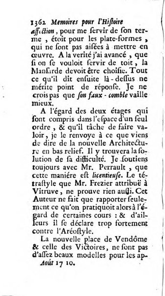 Mémoires pour l'histoire des sciences & des beaux-arts recüeillies par l'ordre de Son Altesse Serenissime Monseigneur Prince souverain de Dombes