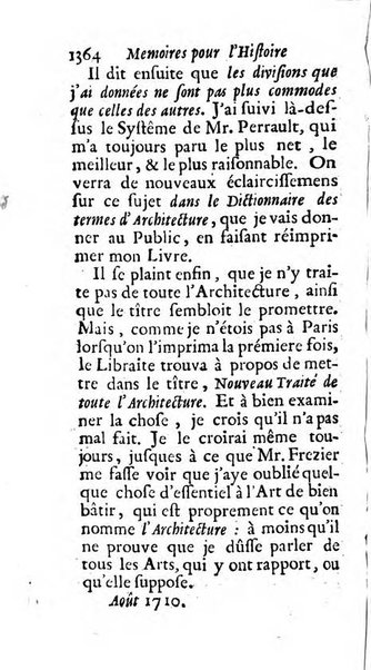 Mémoires pour l'histoire des sciences & des beaux-arts recüeillies par l'ordre de Son Altesse Serenissime Monseigneur Prince souverain de Dombes