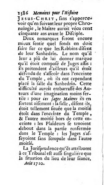 Mémoires pour l'histoire des sciences & des beaux-arts recüeillies par l'ordre de Son Altesse Serenissime Monseigneur Prince souverain de Dombes