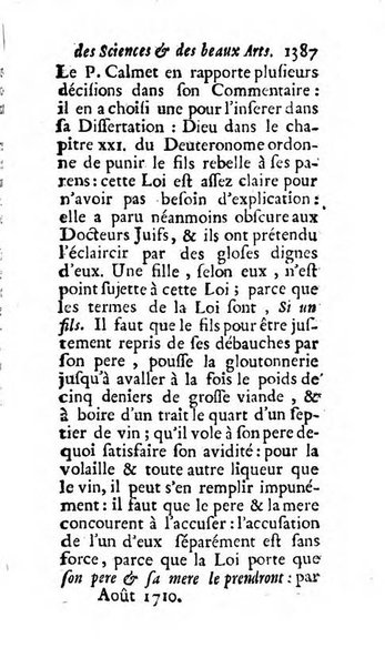 Mémoires pour l'histoire des sciences & des beaux-arts recüeillies par l'ordre de Son Altesse Serenissime Monseigneur Prince souverain de Dombes