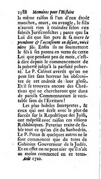 Mémoires pour l'histoire des sciences & des beaux-arts recüeillies par l'ordre de Son Altesse Serenissime Monseigneur Prince souverain de Dombes