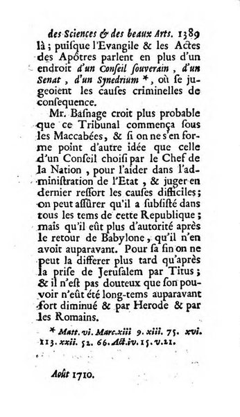 Mémoires pour l'histoire des sciences & des beaux-arts recüeillies par l'ordre de Son Altesse Serenissime Monseigneur Prince souverain de Dombes