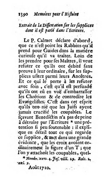 Mémoires pour l'histoire des sciences & des beaux-arts recüeillies par l'ordre de Son Altesse Serenissime Monseigneur Prince souverain de Dombes