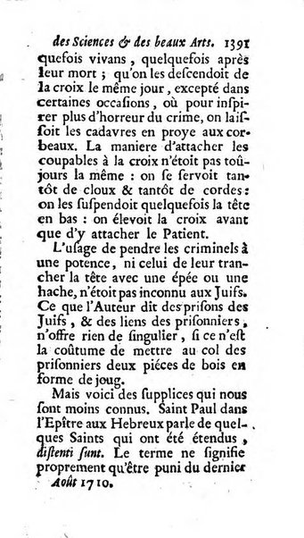 Mémoires pour l'histoire des sciences & des beaux-arts recüeillies par l'ordre de Son Altesse Serenissime Monseigneur Prince souverain de Dombes