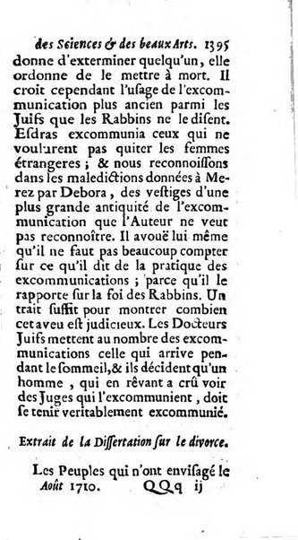 Mémoires pour l'histoire des sciences & des beaux-arts recüeillies par l'ordre de Son Altesse Serenissime Monseigneur Prince souverain de Dombes