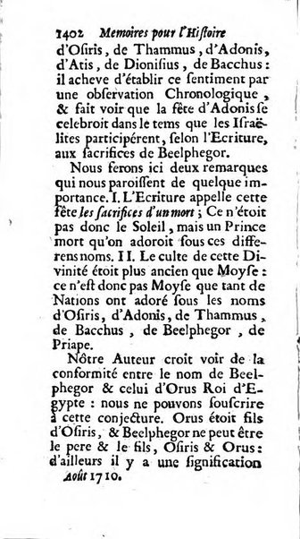 Mémoires pour l'histoire des sciences & des beaux-arts recüeillies par l'ordre de Son Altesse Serenissime Monseigneur Prince souverain de Dombes