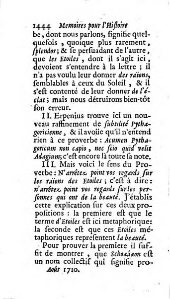 Mémoires pour l'histoire des sciences & des beaux-arts recüeillies par l'ordre de Son Altesse Serenissime Monseigneur Prince souverain de Dombes