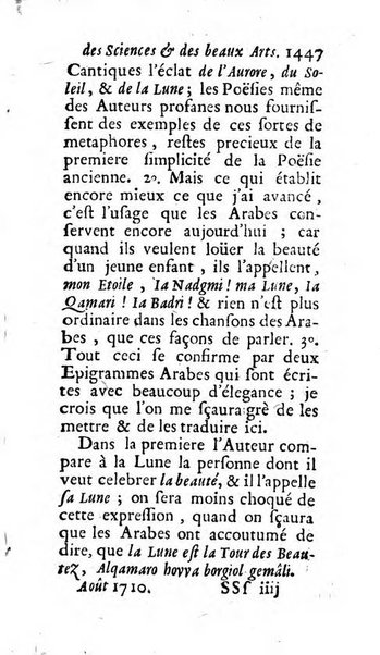 Mémoires pour l'histoire des sciences & des beaux-arts recüeillies par l'ordre de Son Altesse Serenissime Monseigneur Prince souverain de Dombes