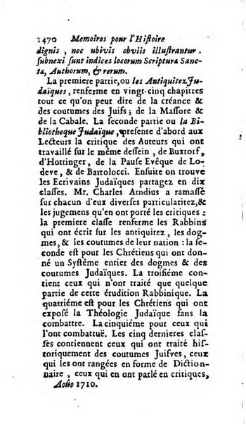 Mémoires pour l'histoire des sciences & des beaux-arts recüeillies par l'ordre de Son Altesse Serenissime Monseigneur Prince souverain de Dombes