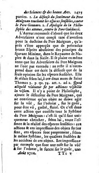 Mémoires pour l'histoire des sciences & des beaux-arts recüeillies par l'ordre de Son Altesse Serenissime Monseigneur Prince souverain de Dombes