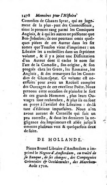 Mémoires pour l'histoire des sciences & des beaux-arts recüeillies par l'ordre de Son Altesse Serenissime Monseigneur Prince souverain de Dombes