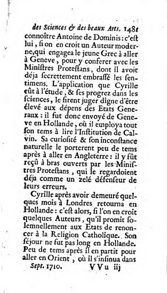 Mémoires pour l'histoire des sciences & des beaux-arts recüeillies par l'ordre de Son Altesse Serenissime Monseigneur Prince souverain de Dombes