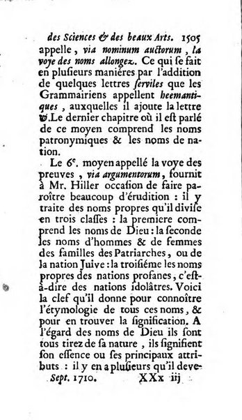 Mémoires pour l'histoire des sciences & des beaux-arts recüeillies par l'ordre de Son Altesse Serenissime Monseigneur Prince souverain de Dombes