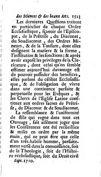 Mémoires pour l'histoire des sciences & des beaux-arts recüeillies par l'ordre de Son Altesse Serenissime Monseigneur Prince souverain de Dombes