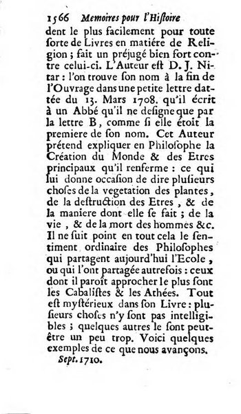 Mémoires pour l'histoire des sciences & des beaux-arts recüeillies par l'ordre de Son Altesse Serenissime Monseigneur Prince souverain de Dombes