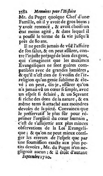 Mémoires pour l'histoire des sciences & des beaux-arts recüeillies par l'ordre de Son Altesse Serenissime Monseigneur Prince souverain de Dombes