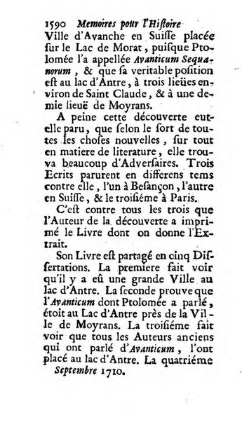 Mémoires pour l'histoire des sciences & des beaux-arts recüeillies par l'ordre de Son Altesse Serenissime Monseigneur Prince souverain de Dombes